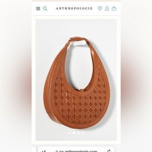 anthropologie Structured Shoulder Bag NWT
